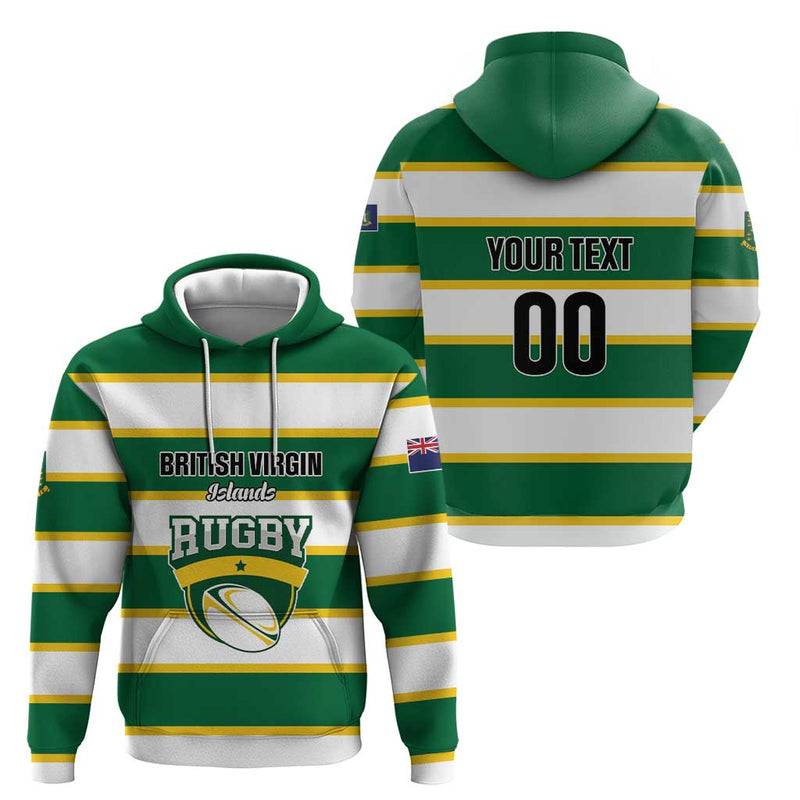 Custom British Virgin Islands Rugby Team BVI Go Champions Hoodie
