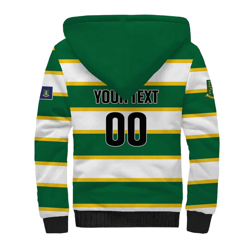 Custom British Virgin Islands Rugby Team BVI Go Champions Sherpa Hoodie