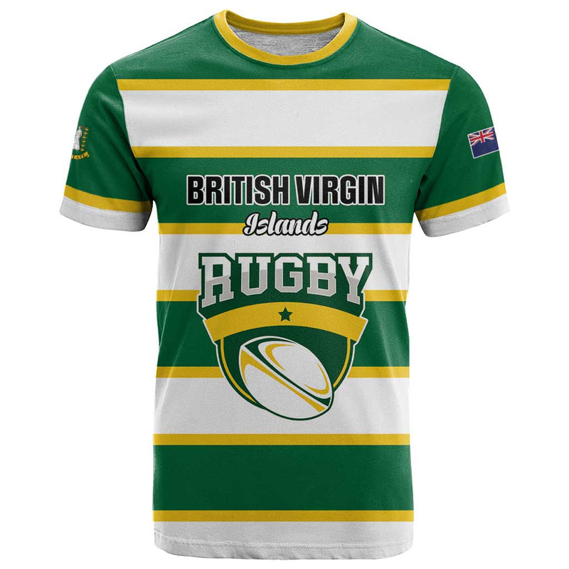Custom British Virgin Islands Rugby Team BVI Go Champions T Shirt