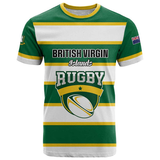 Custom British Virgin Islands Rugby Team BVI Go Champions T Shirt