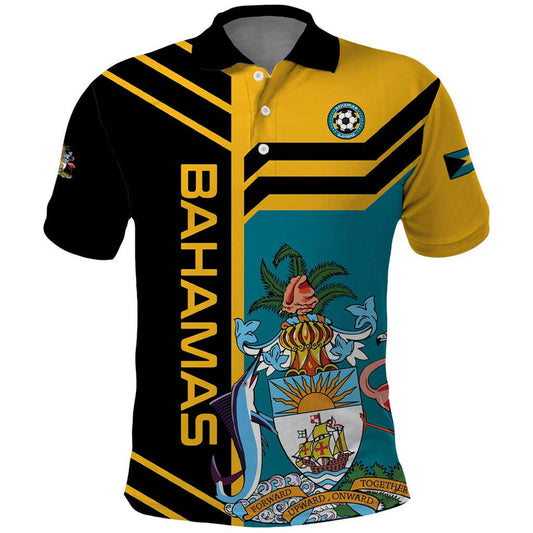 Custom Football The Bahamas Go Bahamian Slayers Polo Shirt