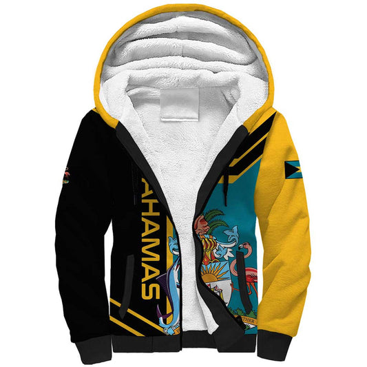 Custom Football The Bahamas Go Bahamian Slayers Sherpa Hoodie