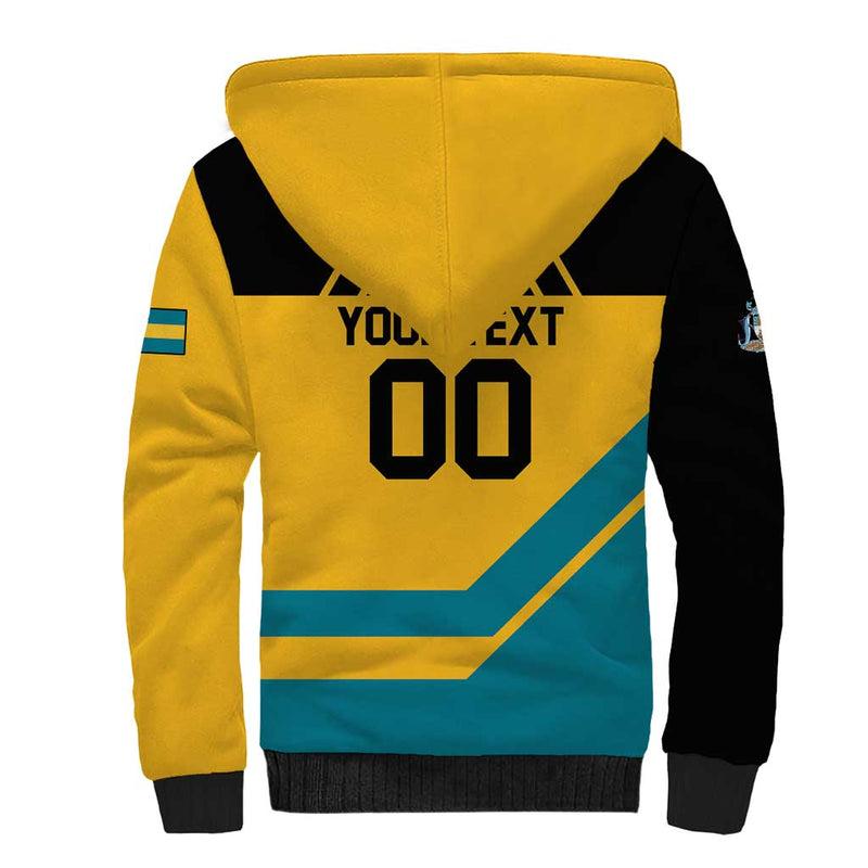 Custom Football The Bahamas Go Bahamian Slayers Sherpa Hoodie
