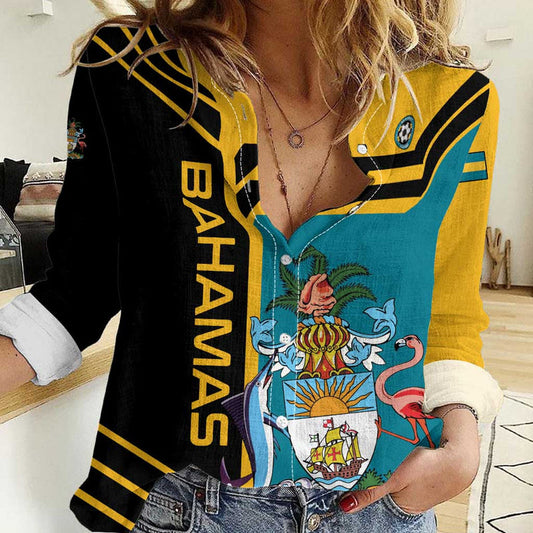 Custom Football The Bahamas Go Bahamian Slayers Women Casual Shirt