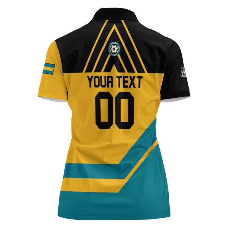 Custom Football The Bahamas Go Bahamian Slayers Women Polo Shirt