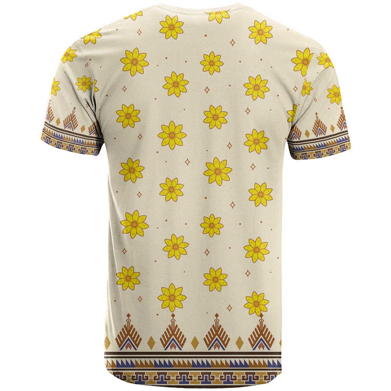 Enkutatash Dashiki Adey Abeba Pattern T Shirt