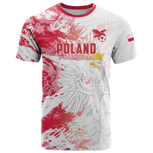 Custom Poland 2024 Football Orly Go Champions T Shirt
