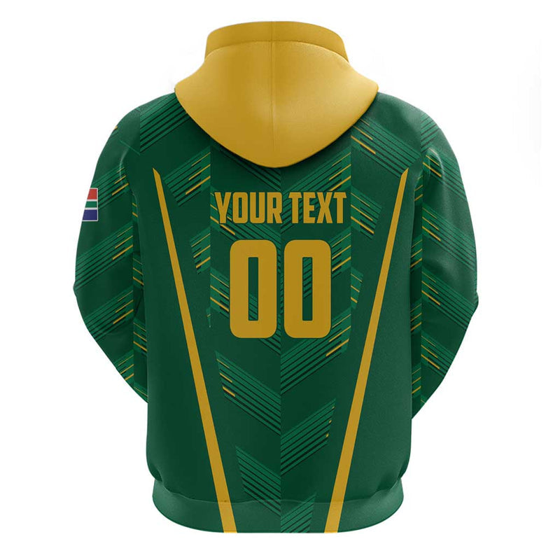 Custom South Africa Cricket SA Protea Woza Nawe Hoodie