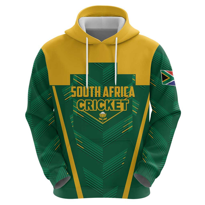 Custom South Africa Cricket SA Protea Woza Nawe Hoodie
