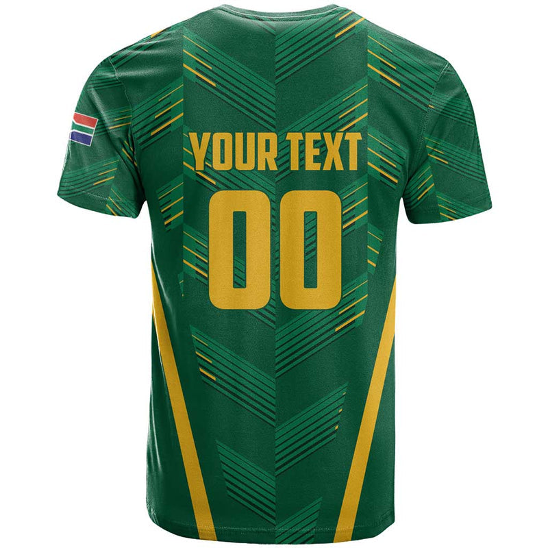 Custom South Africa Cricket SA Protea Woza Nawe T Shirt