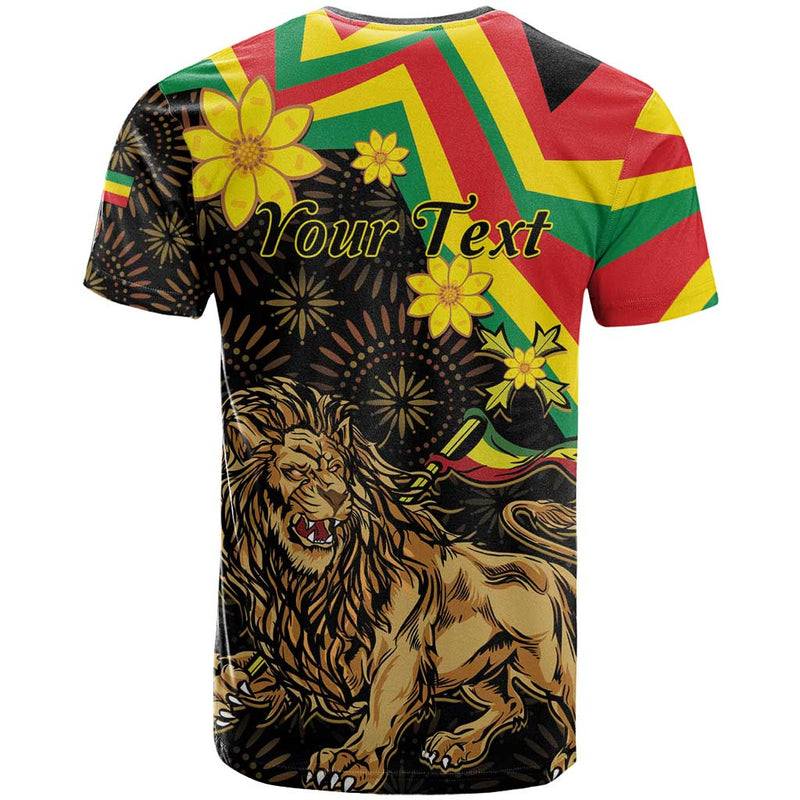 Enkutatash Ethiopia New Year Lion of Judah Adey Abeba Flower T Shirt