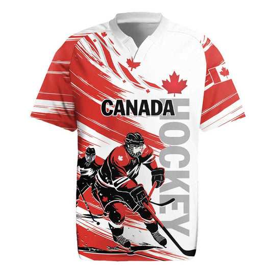 Custom Canada Hockey Canada Owns Hockey Rugby Jersey