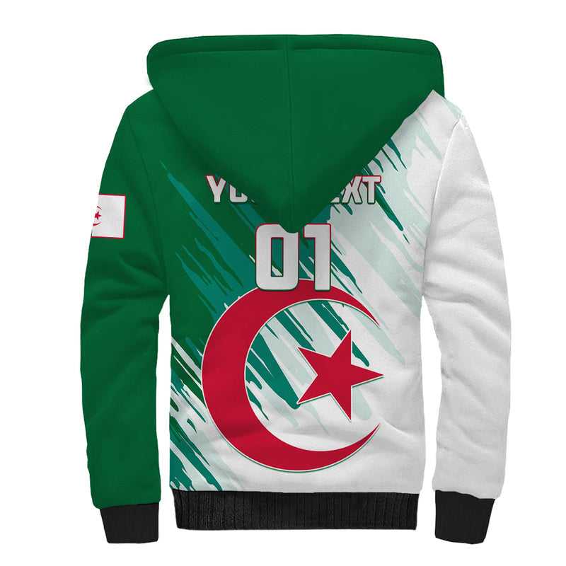 Algeria Football Go Les Fennecs Sherpa Hoodie