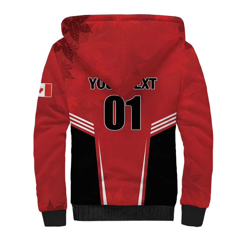 Custom Canada Basketball Dream Because I Can Sherpa Hoodie