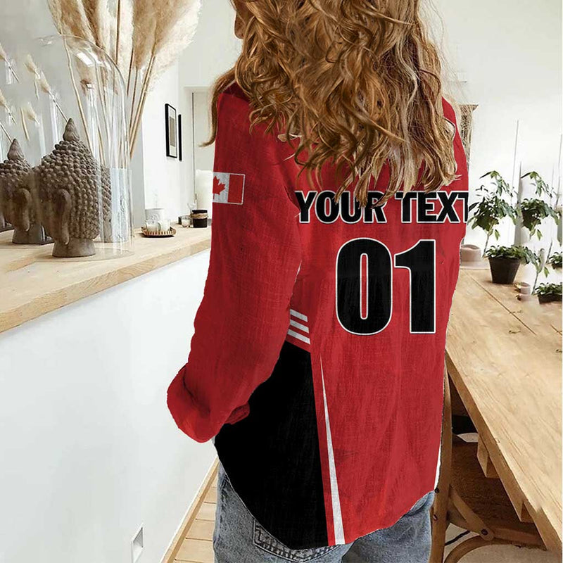 Custom Canada Basketball Dream Because I Can Women Casual Shirt