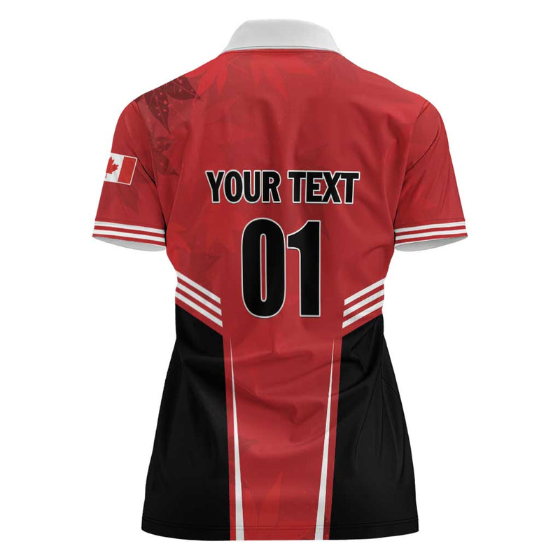 Custom Canada Basketball Dream Because I Can Women Polo Shirt