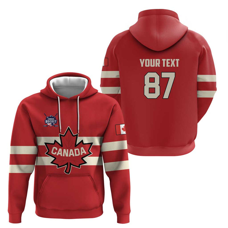 Custom Canada Hockey Canada Team Go Champions Hoodie
