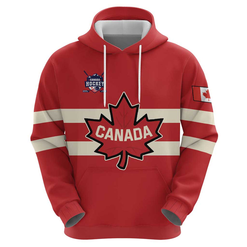 Custom Canada Hockey Canada Team Go Champions Hoodie