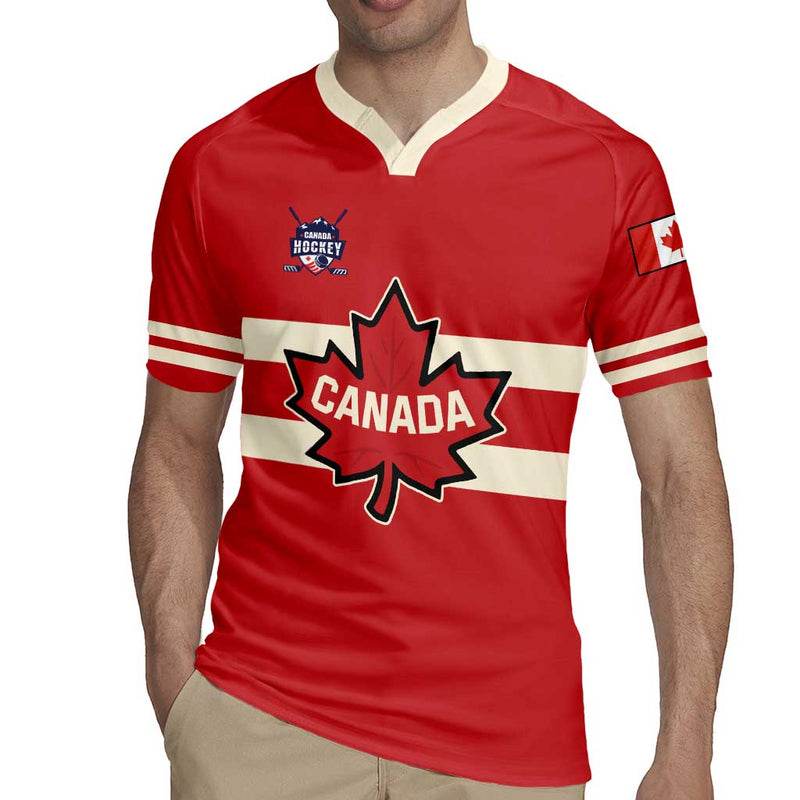Custom Canada Hockey Canada Team Go Champions Rugby Jersey