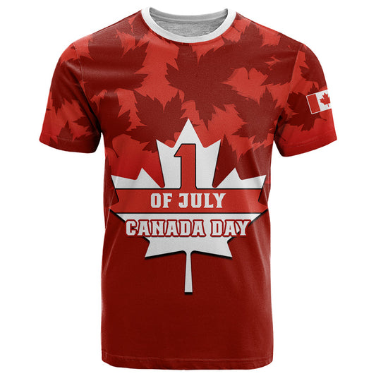 1 July Canada Independence Day Canadian Maple Leaf Happy 156th Anniversary T Shirt