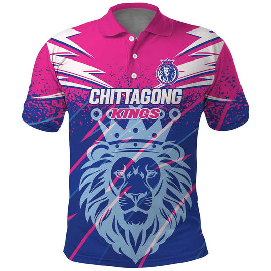 Custom Chittagong Cricket Faith Honour Strength Polo Shirt