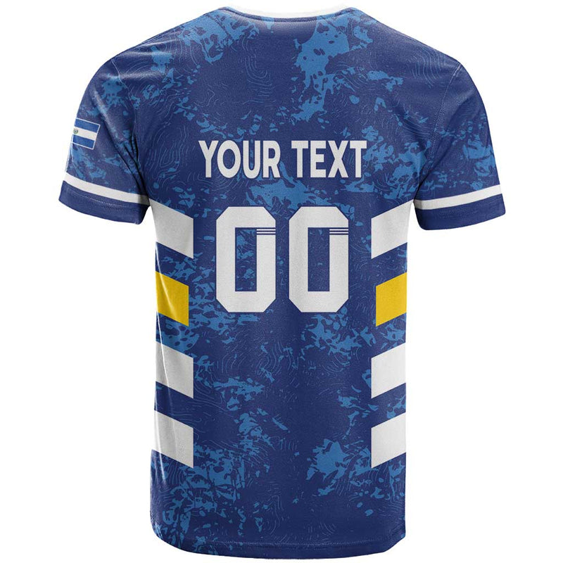 Custom El Salvador Football La Selecta Go Champions T Shirt
