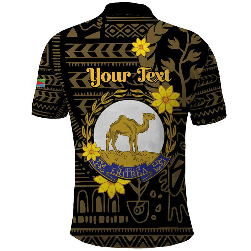 Enkutatash Eritrea New Year Eritrean Camel African Pattern Polo Shirt