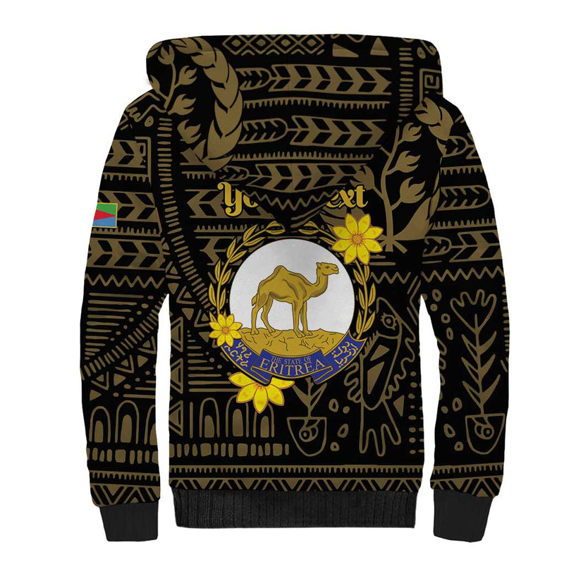 Enkutatash Eritrea New Year Eritrean Camel African Pattern Sherpa Hoodie