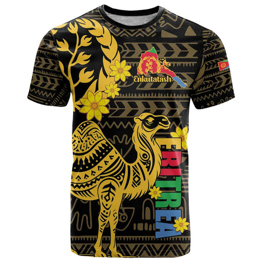 Enkutatash Eritrea New Year Eritrean Camel African Pattern T Shirt