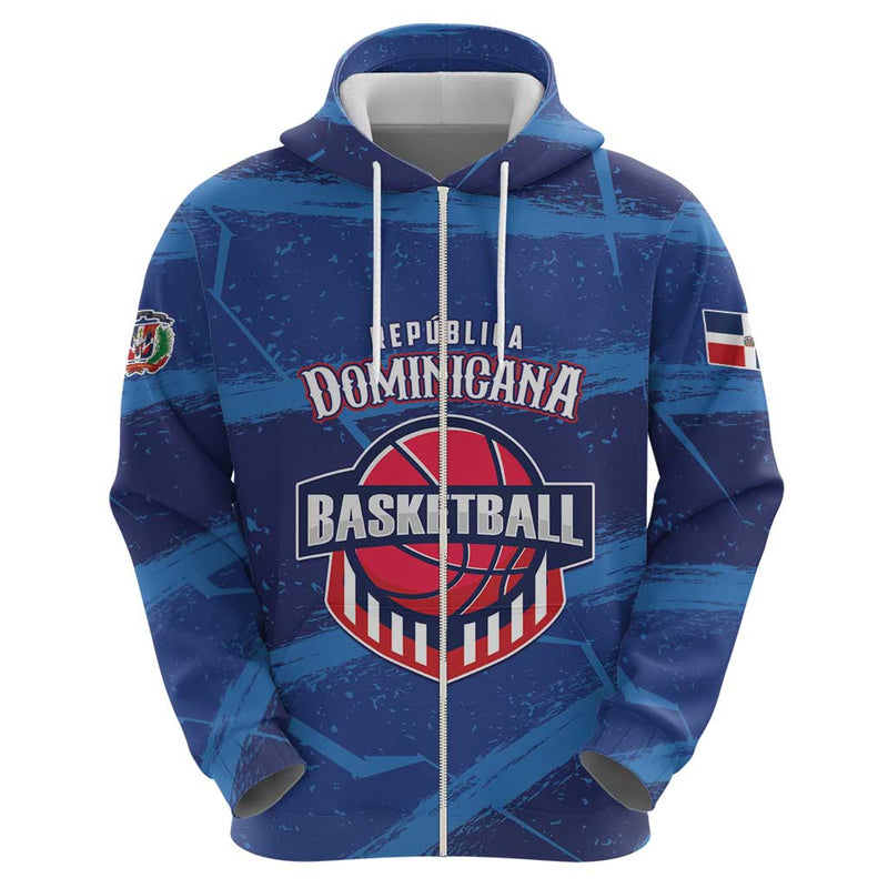 Custom Dominican Republic Basketball Enjoy The Game Hoodie