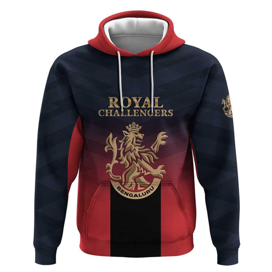 Custom Bengaluru 2025 Cricket Royal Challengers Lions Play Bold Hoodie