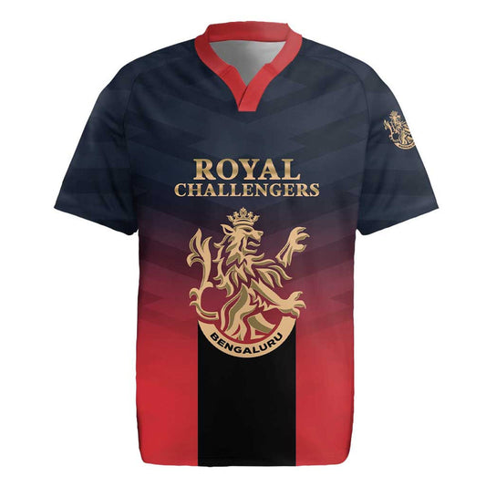 Custom Bengaluru 2025 Cricket Royal Challengers Lions Play Bold Rugby Jersey