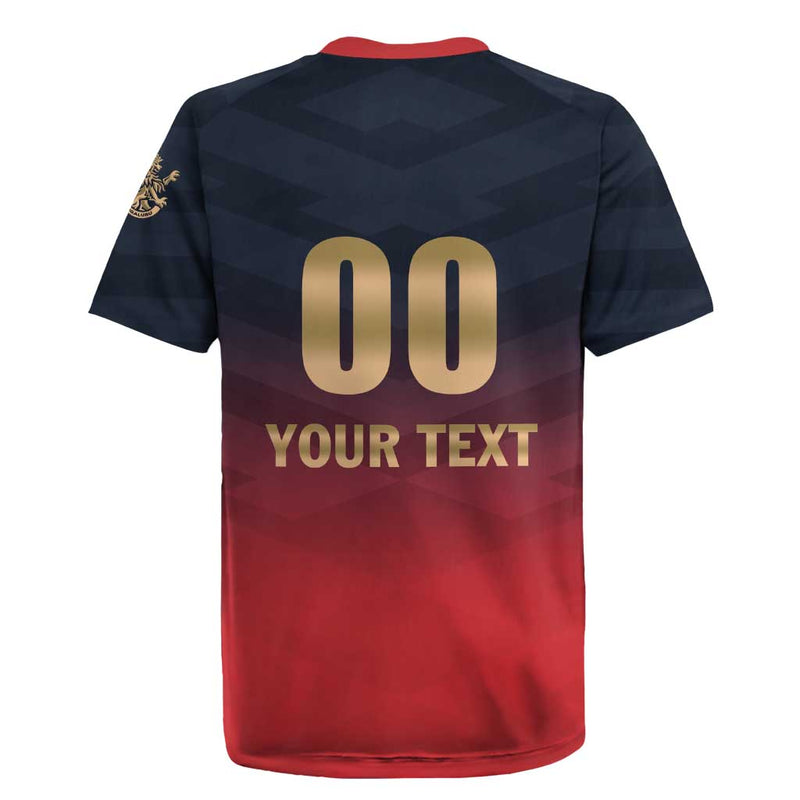 Custom Bengaluru 2025 Cricket Royal Challengers Lions Play Bold Rugby Jersey