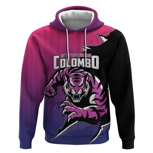 Custom Colombo Cricket Strikers Strike To Conquer Hoodie
