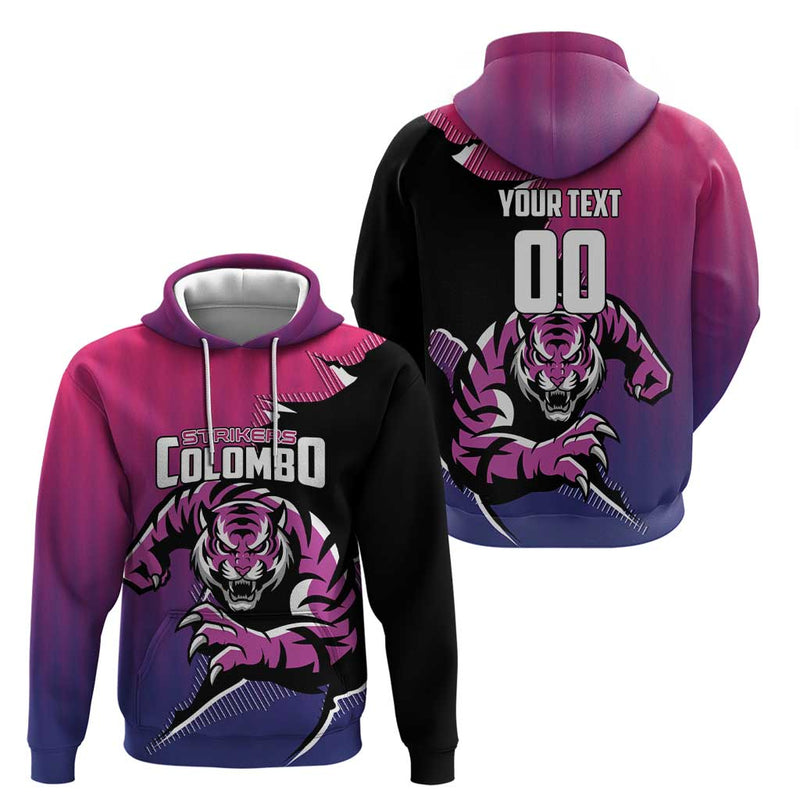 Custom Colombo Cricket Strikers Strike To Conquer Hoodie