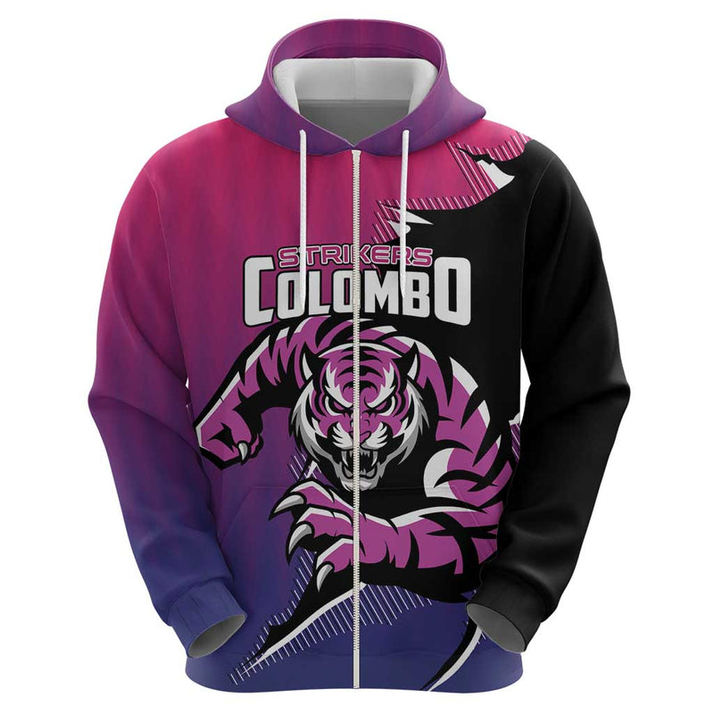 Custom Colombo Cricket Strikers Strike To Conquer Hoodie