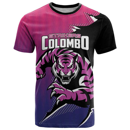 Custom Colombo Cricket Strikers Strike To Conquer T Shirt