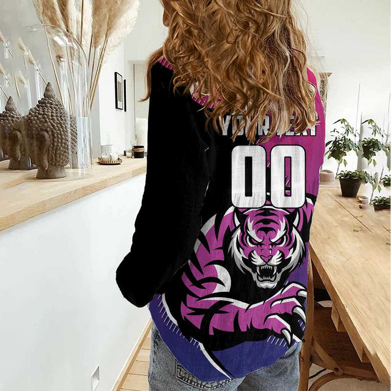 Custom Colombo Cricket Strikers Strike To Conquer Women Casual Shirt