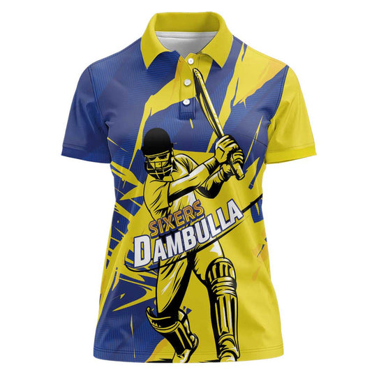 Custom Dambulla Cricket Sixers Ignite The Pride Women Polo Shirt
