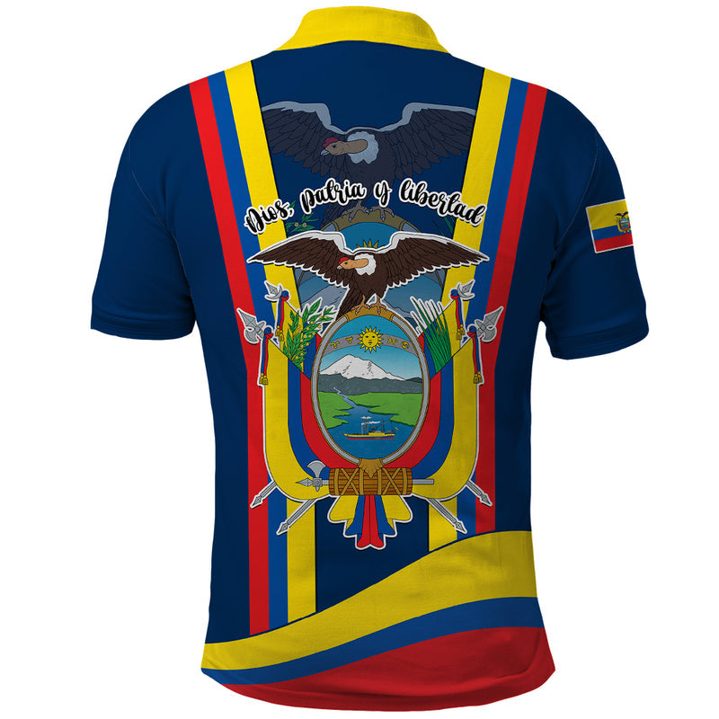 Ecuador Independence Day Monumento a la Independencia Quito 10th August Polo Shirt