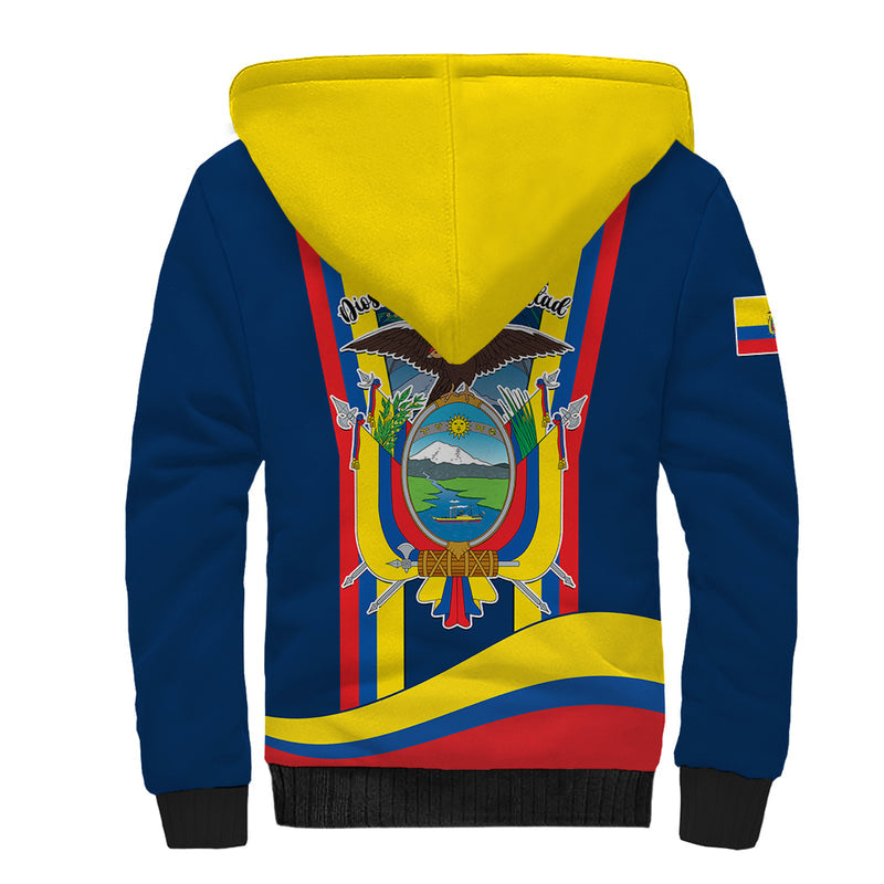 Ecuador Independence Day Monumento a la Independencia Quito 10th August Sherpa Hoodie