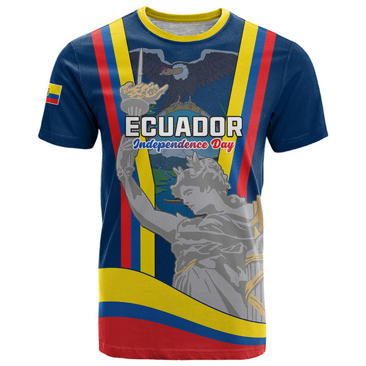 Ecuador Independence Day Monumento a la Independencia Quito 10th August T Shirt