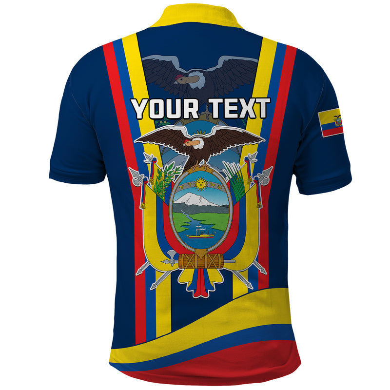 Custom Ecuador Independence Day Monumento a la Independencia Quito 10th August Polo Shirt