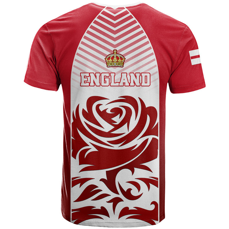 England Three Lions and Tudor Rose T Shirt