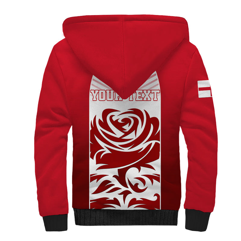 England Three Lions and Tudor Rose Sherpa Hoodie