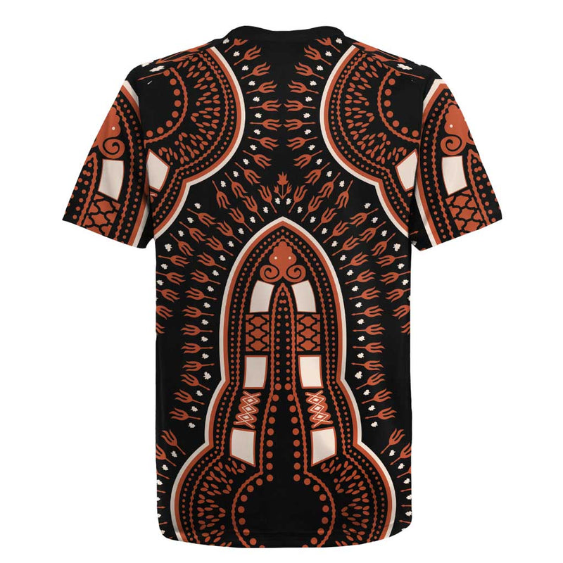 African Dashiki Pattern Vintage Rugby Jersey