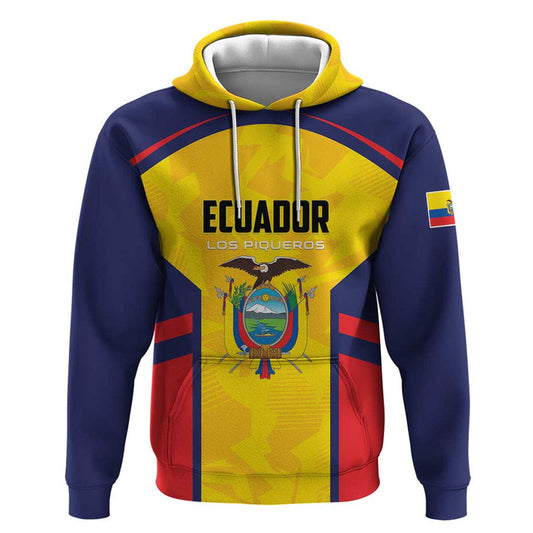Custom Ecuador Rugby Los Piqueros Go Champions Hoodie