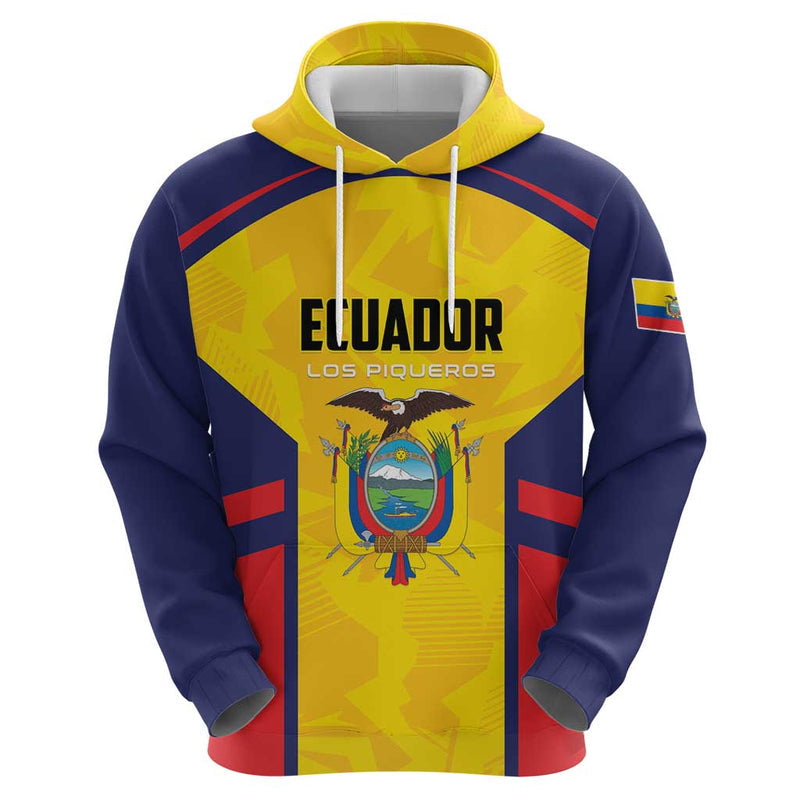 Custom Ecuador Rugby Los Piqueros Go Champions Hoodie