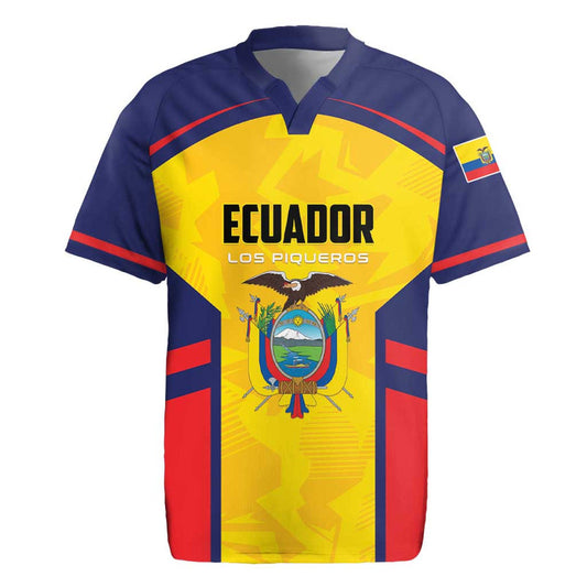 Custom Ecuador Rugby Los Piqueros Go Champions Rugby Jersey