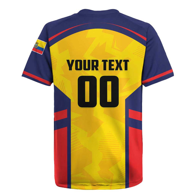 Custom Ecuador Rugby Los Piqueros Go Champions Rugby Jersey
